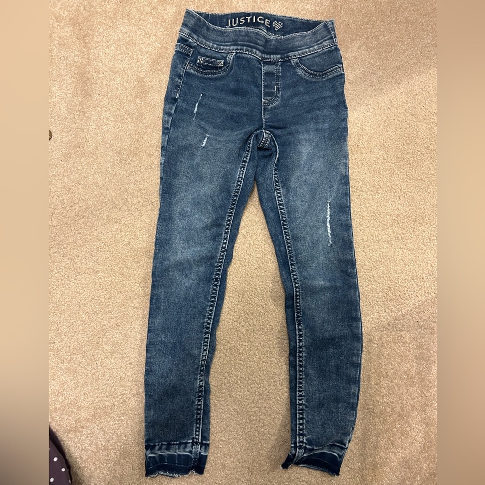 Justice girls size 8 slim jeans